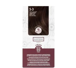 Боя за коса органична без амоняк Lucens Color 5.3 Шоколад
