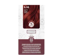 Боя за коса органична без амоняк Lucens Color 6.66 Наситено червено