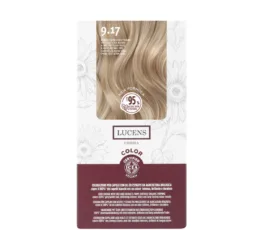 Боя за коса органична без амоняк Lucens Color 9.17 Бадем