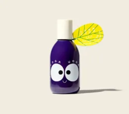 LILU – Натурална детска пяна за вана с лавандула и портокал, 250 ml | Uoga Uoga